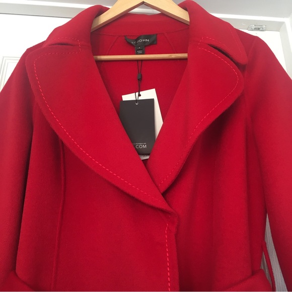 NWT-ST.JOHN RED COAT - Picture 2 of 7